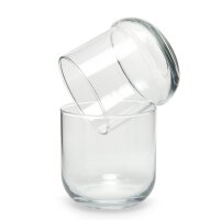 LAV DUO Zuckerdose Zuckerbehälter aus Glas mit Deckel