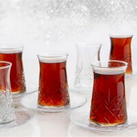 Pasabahce Timeless Türkische Teegläser Teeglas Tee Glas 6er-Set 155ml Caybardagi 42891