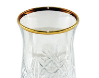 Pasabahce Timeless Gold Türkische Teegläser Teeglas Tee Glas 6er-Set 155ml Caybardagi 42891