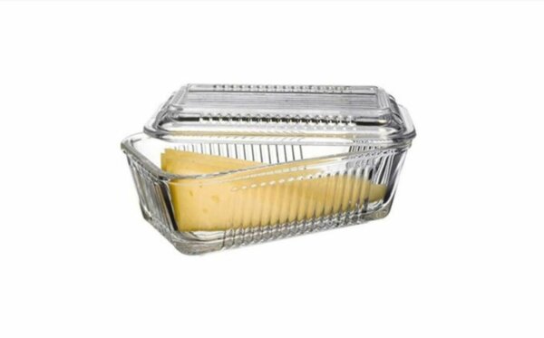 Pasabahce Butterdose Tereyaglik 17x10 cm aus Hartglas