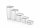 Vip Ahmet 260 Sude Kare Serie 5er-Set Frischhaltedosen mit Deckel Vorratsdosenbehälter Aufbewahrung BPA frei