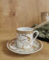 Dolce Porzelan Mokkatassen Set 12tlg / Fincantakimi / Mokkacup Set