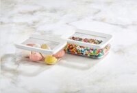 Vip Ahmet 104 2x 600ml Set Frischhaltedosen mit Deckel Vorrats Dosen Behälter Aufbewahrung BPA frei
