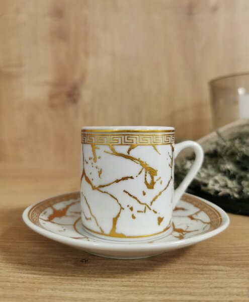 Weiss/ Gold